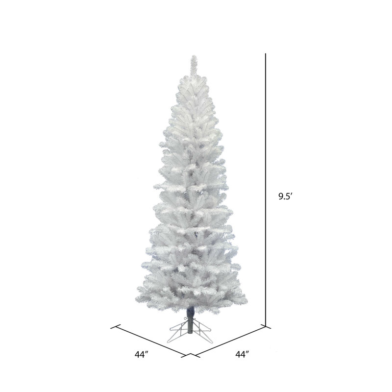 Salem Pencil Artificial Christmas Tree, 9'6"