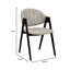 Chaise de salle à manger rembourrée en cuir / polyester Hudayfah-659766765-664161710