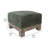 Sama Ottoman, 28 Inch, Compact, Solid Pine Wood, 28 Inch, Polyester-102957802