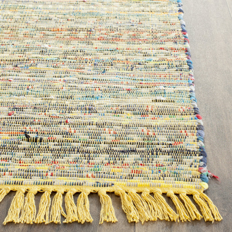 Dunkle Cotton Flatweave Area Rug, Rectangle 152 x 244 cm