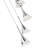 Amalfi 5-Light Height Adjustable ETL Certified Integrated LED Chandelier with Cone Shades-65216905