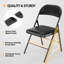 Ensemble de chaises pliantes rembourrées Merieme