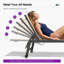 Chaise longue d'extérieur 2 pièces PURPLE LEAF-1726445058