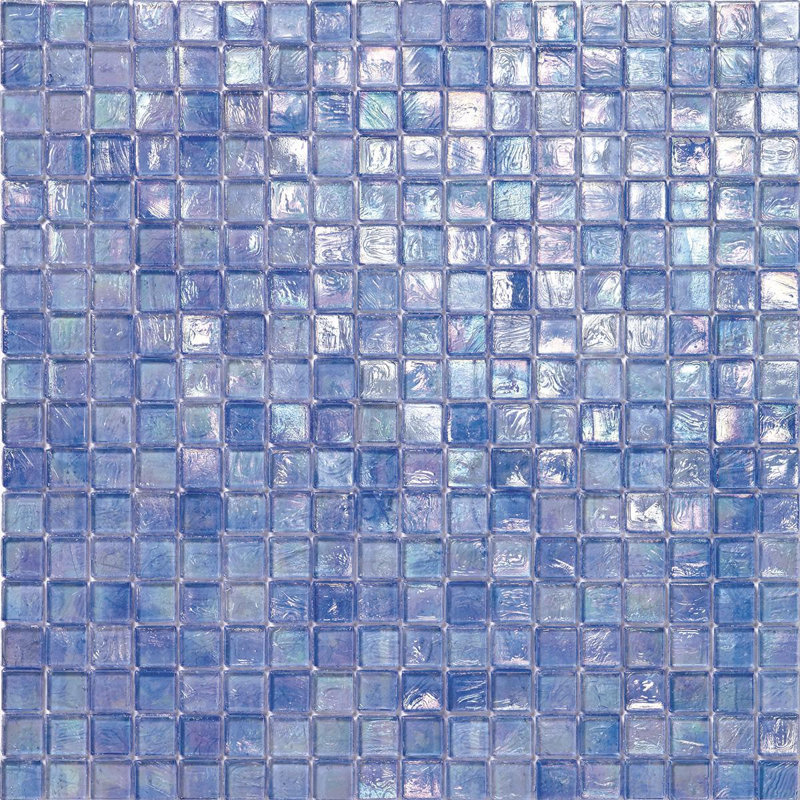 Persimmon 5/8" x 5/8" Glimmer Glass Mosaic