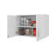Danbury Storage Cabinet-Wall Cabinet, White