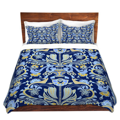 Ensemble de housse de couette en microfibre DiaNoche par Yasmin Dadabhoy - Project Wall Pattern 1