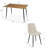 Tapscott 5-Piece Stain Resistant Upholstered Dining Set-1348829138