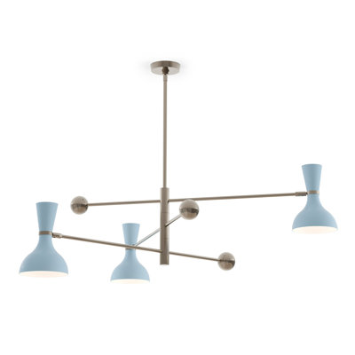 Luminaire suspendu Spoutnik 3 lumières Clare