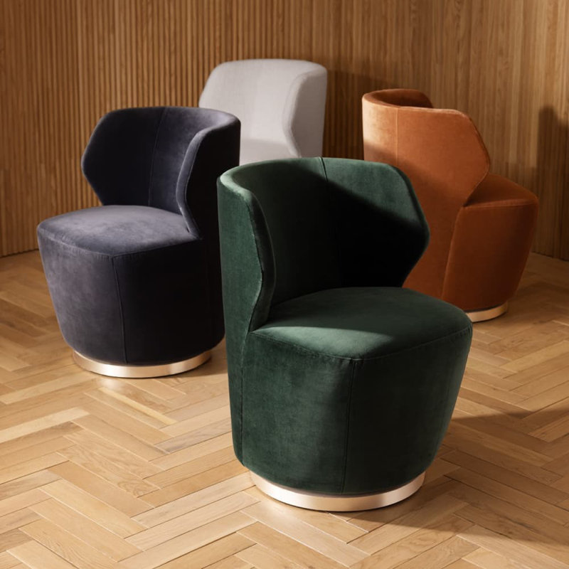 Poppy Swivel Barrel Chair