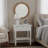 1-Drawer Storage Bedroom Nightstand-1217883014