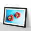 Two Red Bell Peppers - Picture Frame Graphic Art Print-56734731-56734728