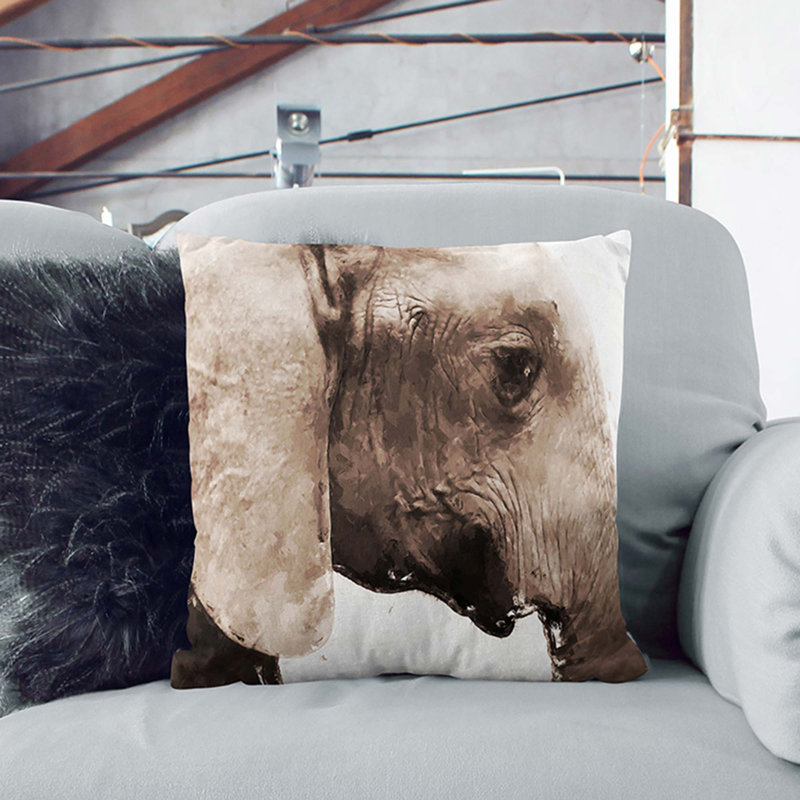 Square Throw Cushion, 55cm H x 55cm W x 20cm D