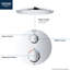 Ensemble de garniture de robinet thermostatique de douche à 2 poignées GROHE Grohtherm-44218760