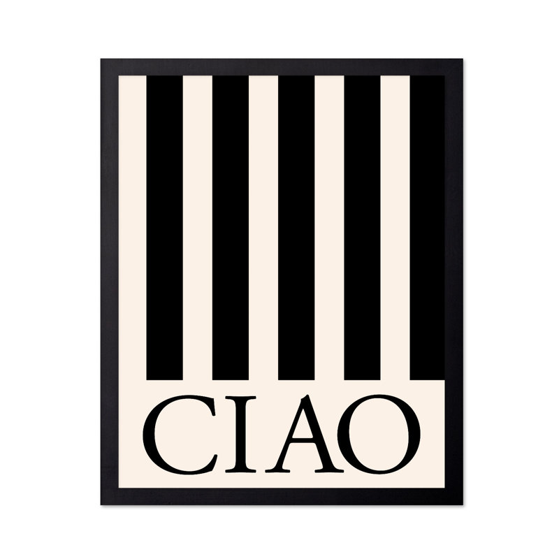 Ciao No2, Unframed, Poster, 11"H x 14"W