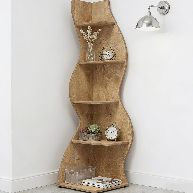 Display Shelf,Wall Corner Bookshelf