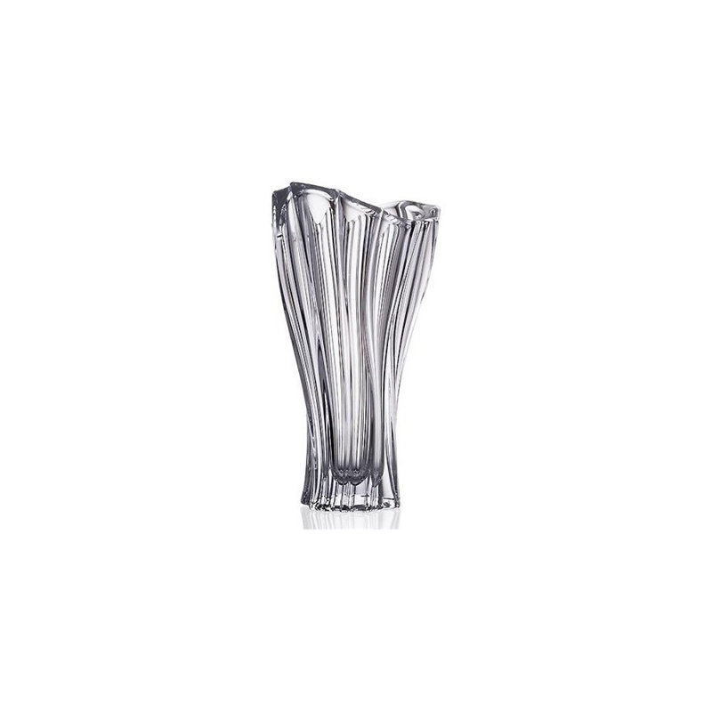 Vase de table en cristal 12" Avetta, Transparent