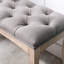 Banc rembourré en lin 43,3 po Linvella-130625064