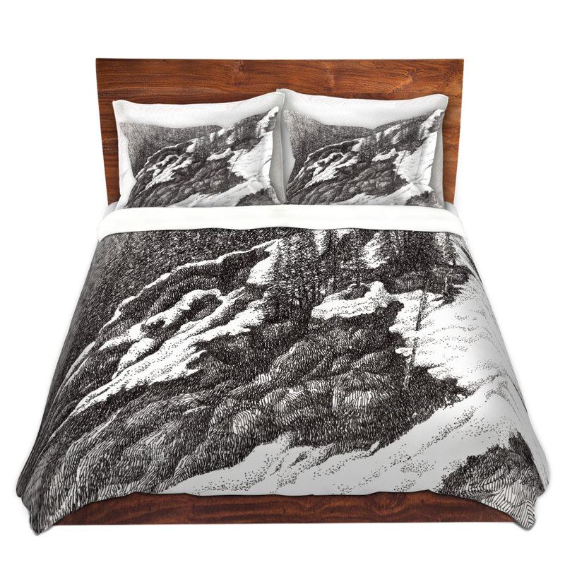 Ensemble de housse de couette wyoming, 1 housse de couette grand + 2 taies standards