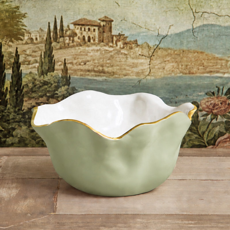Bol moyen Encanto Carola, Pistache et blanc
