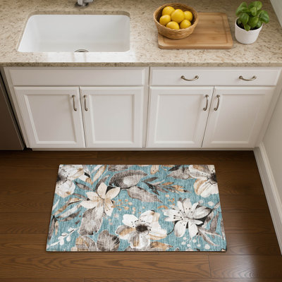 Tapis floral lavable à la machine de qualité supérieure Mayfield AMF2260
