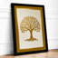 Golden Tree Botanical - Framed Print-1203533545-1203533548