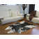 Tapis noir / blanc Novalty Loewen