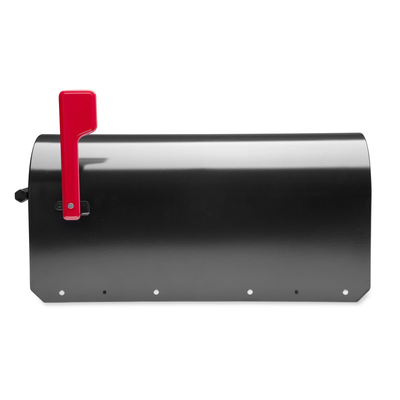 Sequoia Post Mounted Mailbox, Black
