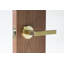 Flat Passage (Hall & Closet) Door Lever with Round Rosette-581204752-580718031