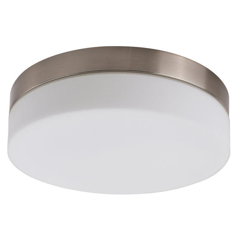 Plafonnier encastré simple à 1 lumière DEL Ventanna, H 4 po x l 11 po x P 11 po