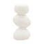 Serenade 22" Tall Outdoor Concrete End Table, White