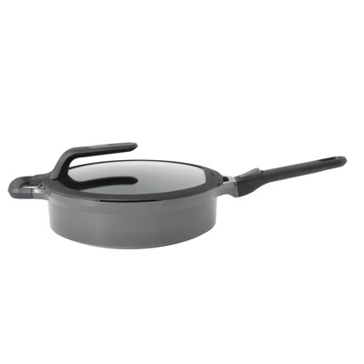 Gem Non-Stick Aluminum Saute Pan with Lid