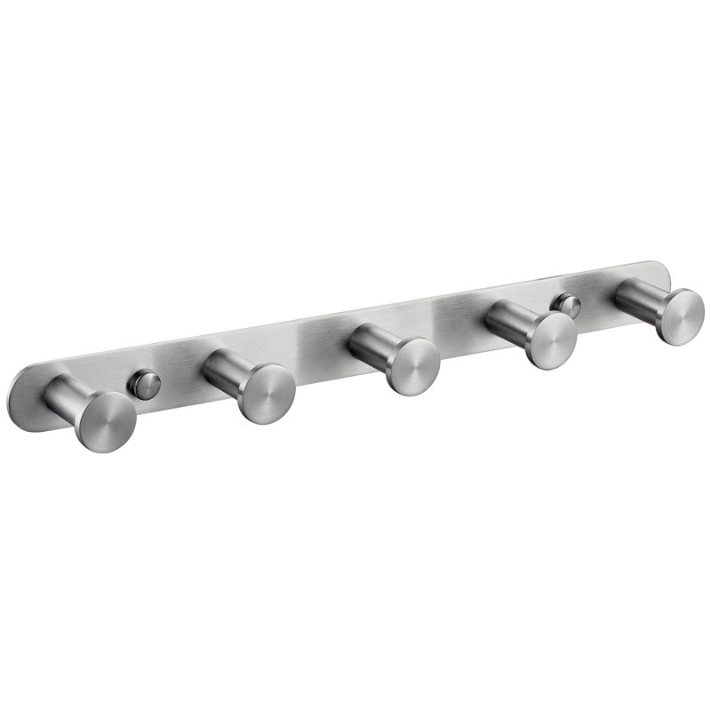 Porte-serviettes mural en acier inoxydable, Nickel brossé