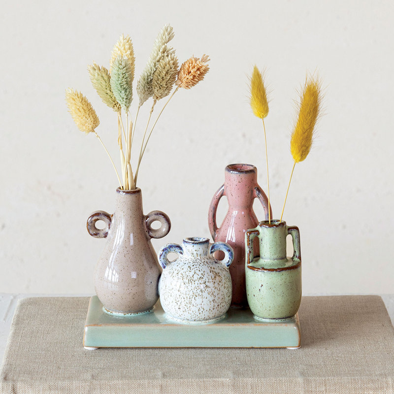 Kyjaun Stoneware Table Vase