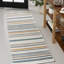 Tapis intérieur / extérieur crème / bleu marine Janus Classic Coastal-205660390