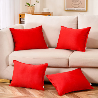 Coussin décoratif en velours