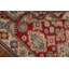 Tapis oriental géométrique rouge Kazak 5