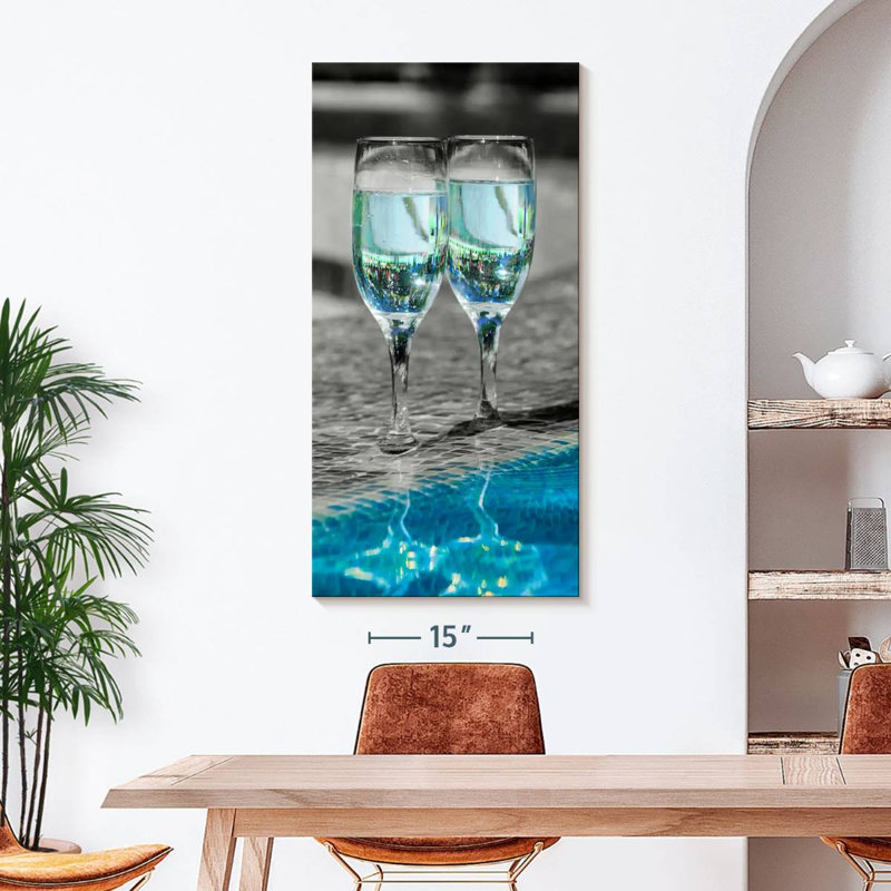 " Pop Pool Wine " by SodaPopArt, 48" H x 24" W x 1.25" D