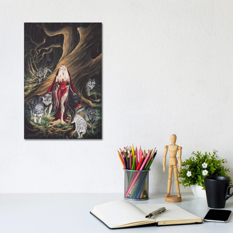 Howl by Ruth Thompson - Gallery-Wrapped Canvas Giclée on Canvas, Canvas, 20.32 cm H x 30.48 cm W