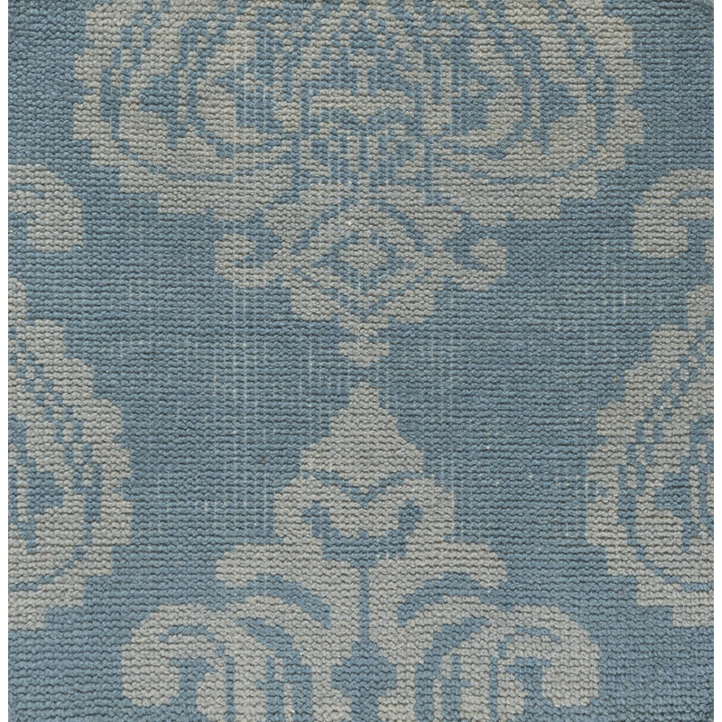 Wool Geometric Indoor Rug, Rectangle 6' x 9'