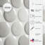 Peel and Stick Gel Backsplash Tile Penny 9" x 9"
