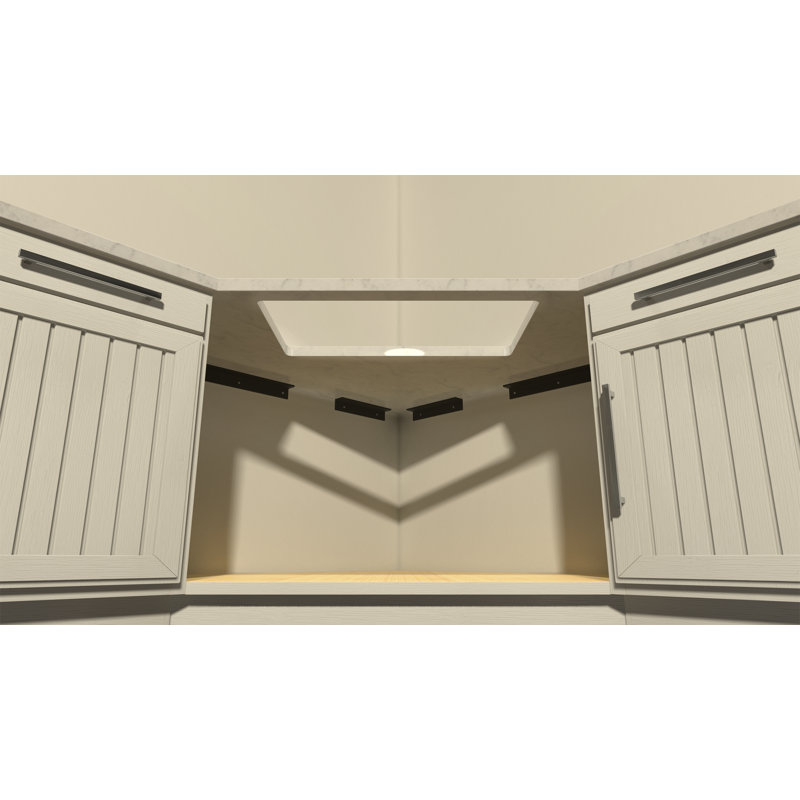 The Original™ Wall Cleat Countertop Support Bracket, 2" H x 18" W x 2" D
