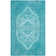 Speer Oriental Cotton Aqua Area Rug