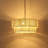 23.2" 6-Light Scalloped Rope Drum Chandelier-1664452976-1664452982