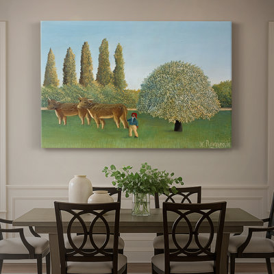 The Pasture (Le Pâturage)-Henri Rousseau-Gallery Wrapped Canvas-1906