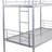 Metal Bunk Bed Silver