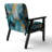 Berdahl Marble Upholstered Armchair-424907466-463376177