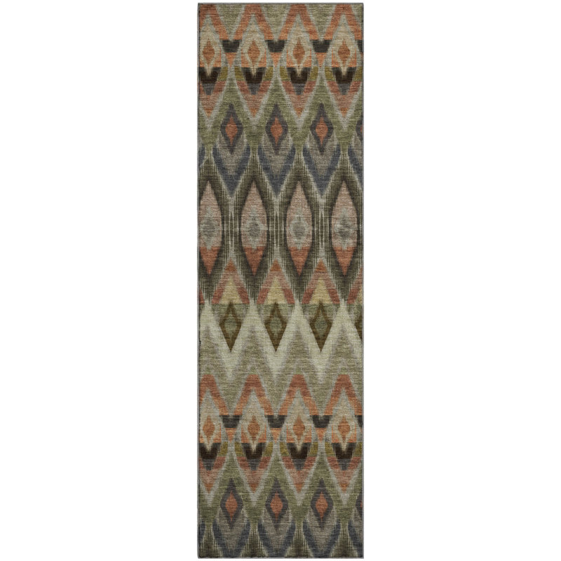 Premium Machine Washable Cerrito Taupe Rug, Runner 2'3" x 7'6"
