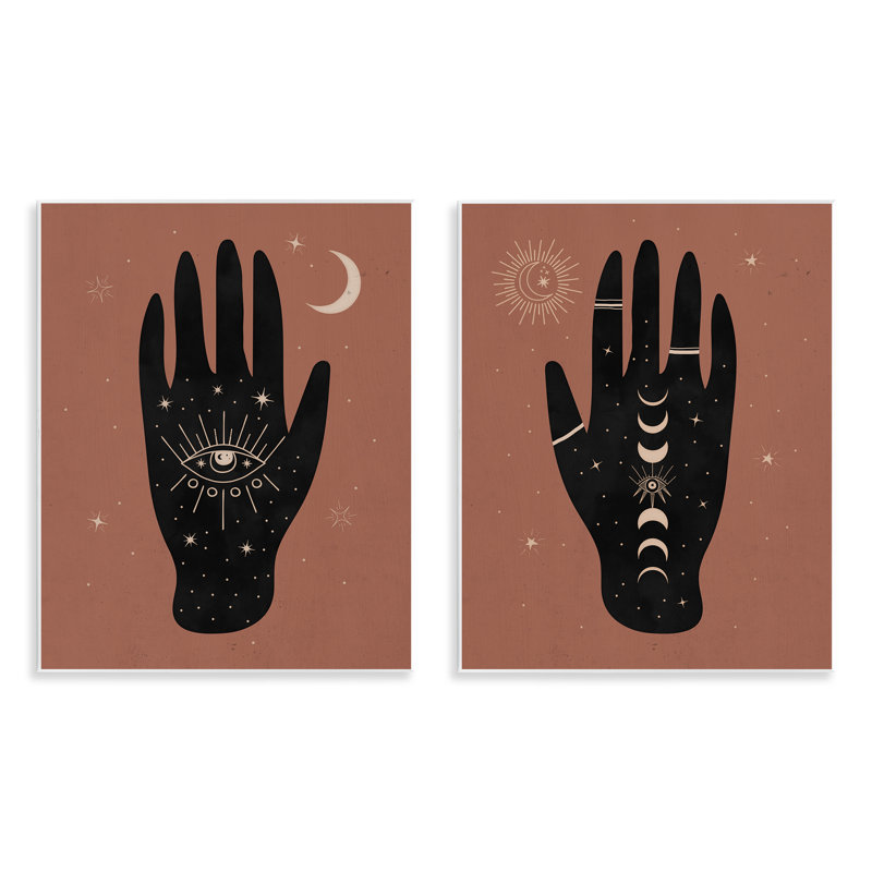  «All Seeing Mystical Hands» par Nina Blue