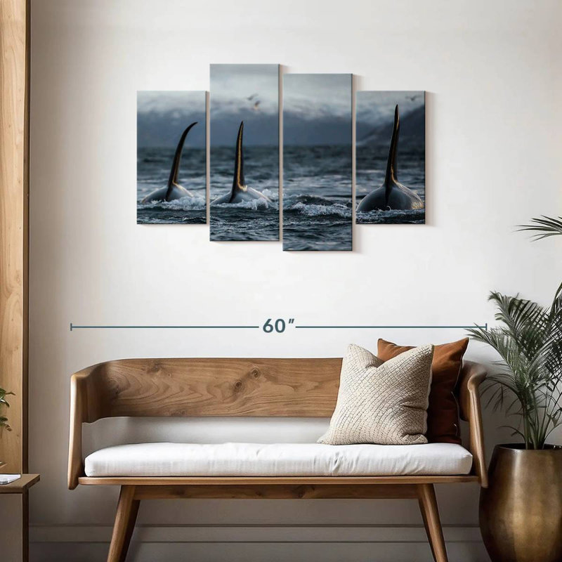 Brampt Norway Orca Trio, 27" H x 43" W