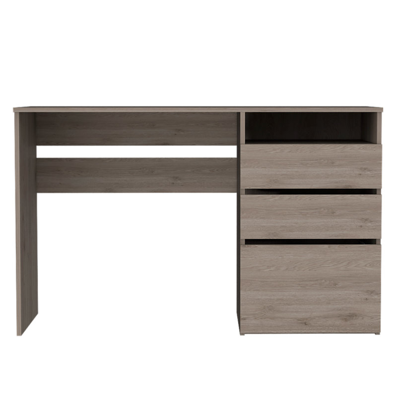 Bureau d'ordinateur 3 tiroirs, une tablette